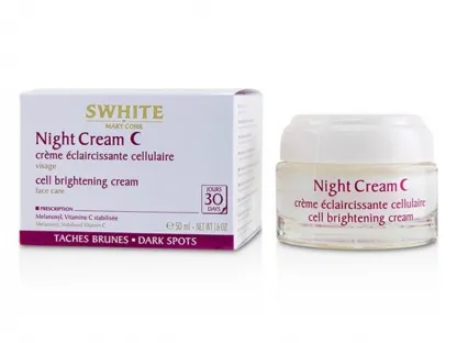 Mary Cohr sWhite Night Cream קרם פנים להבהרה עם ויטמין C ללילה 50 מ"ל