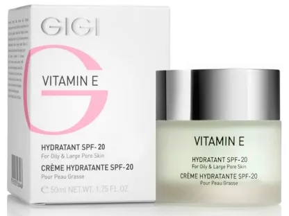GIGI Vitamine E Hydratant קרם לחות לעור פנים שמן 50 מ"ל SPF20
