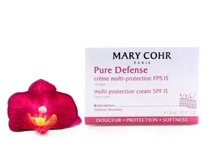 Mary Cohr Pure Defense מארי קור קרם פיור דיפנס SPF15